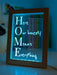 Home Means Everything Motivational Quote Timber Frame USB 3D LED Night Light Lamp - KustomboxNight Lights & Ambient LightingKustomboxTimber Frame Light - $34.99