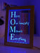 Home Means Everything Motivational Quote Timber Frame USB 3D LED Night Light Lamp - KustomboxNight Lights & Ambient LightingKustomboxTimber Frame Light - $34.99