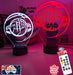 Houston Rockets Basketball Team 3D LED Night Light Lamp - KustomboxNight Lights & Ambient LightingKustomboxStandard Size