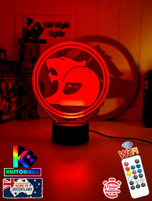 HSV Holden Racing V8 Super Cars Logo 3D LED Night Light Lamp - KustomboxNight Lights & Ambient LightingKustomboxStandard Size