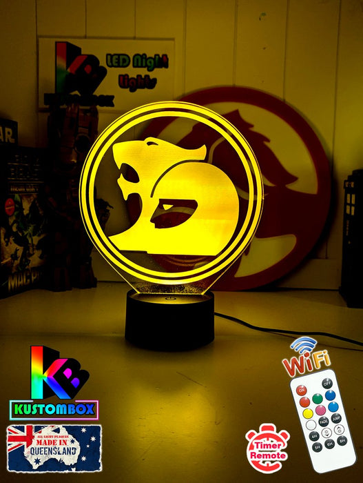 HSV Holden Racing V8 Super Cars Logo 3D LED Night Light Lamp - KustomboxNight Lights & Ambient LightingKustomboxStandard Size