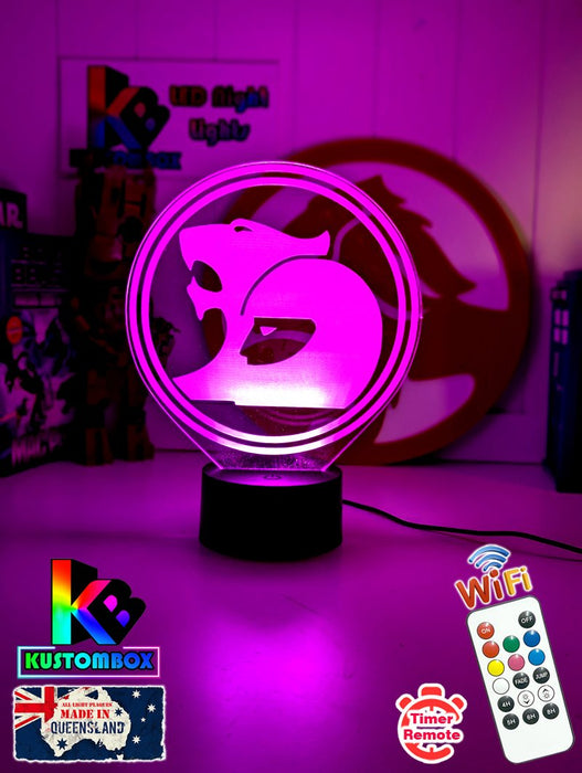 HSV Holden Racing V8 Super Cars Logo 3D LED Night Light Lamp - KustomboxNight Lights & Ambient LightingKustomboxStandard Size
