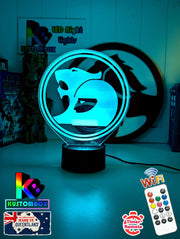 HSV Holden Racing V8 Super Cars Logo 3D LED Night Light Lamp - KustomboxNight Lights & Ambient LightingKustomboxStandard Size