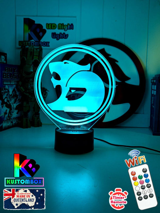 HSV Holden Racing V8 Super Cars Logo 3D LED Night Light Lamp - KustomboxNight Lights & Ambient LightingKustomboxStandard Size