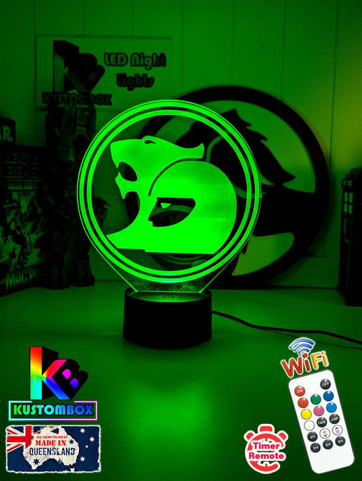 HSV Holden Racing V8 Super Cars Logo 3D LED Night Light Lamp - KustomboxNight Lights & Ambient LightingKustomboxStandard Size