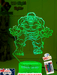 Incredible HULK 3D LED Night Light 7 Colour Remote Control - KustomboxNight Lights & Ambient LightingKustomboxStandard Size