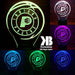 Indiana Pacers Basketball Team 3D LED Night Light Lamp - KustomboxNight Lights & Ambient LightingKustomboxStandard Size