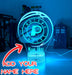 Indiana Pacers Basketball Team 3D LED Night Light Lamp - KustomboxNight Lights & Ambient LightingKustomboxStandard Size