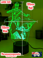 IRON MAN & SPIDERMAN 3D LED Night Light Lamp - KustomboxNight Lights & Ambient LightingKustomboxStandard Size