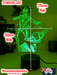 IRON MAN & SPIDERMAN 3D LED Night Light Lamp - KustomboxNight Lights & Ambient LightingKustomboxStandard Size