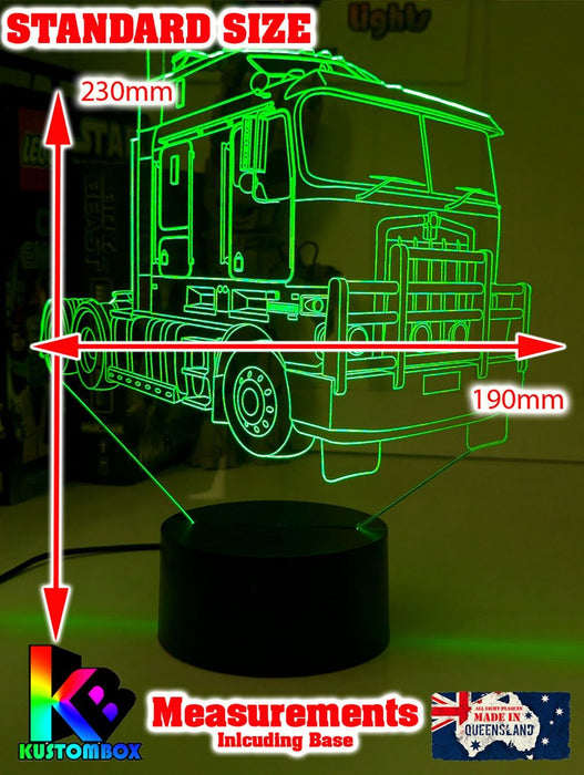 Kenworth K100 Semi Truck 3D LED Night Light Lamp - KustomboxNight Lights & Ambient LightingKustomboxStandard Size