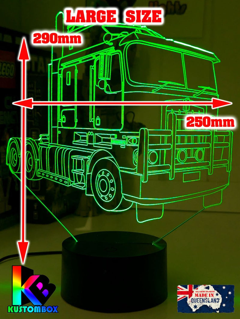 Kenworth K100 Semi Truck 3D LED Night Light Lamp - KustomboxNight Lights & Ambient LightingKustomboxStandard Size
