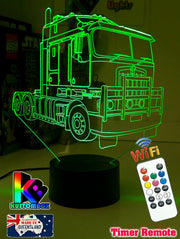 Kenworth K100 Semi Truck 3D LED Night Light Lamp - KustomboxNight Lights & Ambient LightingKustomboxStandard Size
