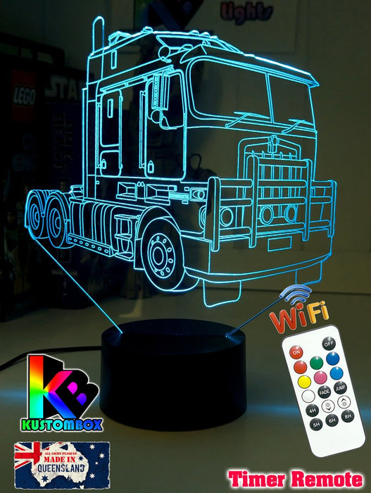 Kenworth K100 Semi Truck 3D LED Night Light Lamp - KustomboxNight Lights & Ambient LightingKustomboxStandard Size
