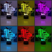 Kenworth Semi Truck C509 3D LED Night Light Lamp - KustomboxNight Lights & Ambient LightingKustomboxStandard Size