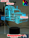 Kenworth Semi Truck C509 3D LED Night Light Lamp - KustomboxNight Lights & Ambient LightingKustomboxStandard Size