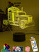 Kenworth Semi Truck C509 3D LED Night Light Lamp - KustomboxNight Lights & Ambient LightingKustomboxStandard Size