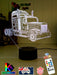 Kenworth Semi Truck C509 3D LED Night Light Lamp - KustomboxNight Lights & Ambient LightingKustomboxStandard Size