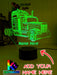 Kenworth Semi Truck C509 3D LED Night Light Lamp - KustomboxNight Lights & Ambient LightingKustomboxStandard Size