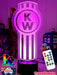 Kenworth Semi Truck Logo 3D LED Night Light Lamp - KustomboxNight Lights & Ambient LightingKustomboxStandard Size