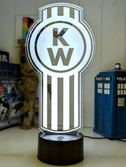 Kenworth Semi Truck Logo 3D LED Night Light Lamp - KustomboxNight Lights & Ambient LightingKustomboxStandard Size