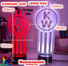 Kenworth Semi Truck Logo 3D LED Night Light Lamp - KustomboxNight Lights & Ambient LightingKustomboxStandard Size