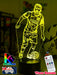 Lionel Messi Argentine Footballer Player 3D LED Night Light - KustomboxNight Lights & Ambient LightingKustomboxStandardWhite Crack Base