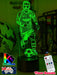 Lionel Messi Soccer Footballer Player 3D LED Night Light - KustomboxNight Lights & Ambient LightingKustomboxStandardWhite Crack Base