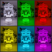 LIVERPOOL Football Soccer Club 3D LED Night Light Lamp - KustomboxNight Lights & Ambient LightingKustomboxStandard Size