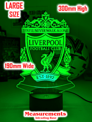 LIVERPOOL Football Soccer Club 3D LED Night Light Lamp - KustomboxNight Lights & Ambient LightingKustomboxStandard Size