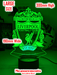 LIVERPOOL Football Soccer Club 3D LED Night Light Lamp - KustomboxNight Lights & Ambient LightingKustomboxStandard Size