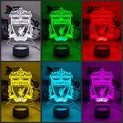 LIVERPOOL Football Soccer Club 3D LED Night Light Lamp - KustomboxNight Lights & Ambient LightingKustomboxStandard Size
