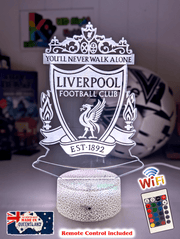 LIVERPOOL Football Soccer Club 3D LED Night Light Lamp - KustomboxNight Lights & Ambient LightingKustomboxStandard Size