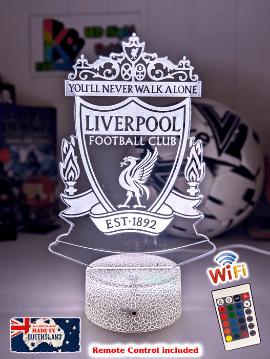 LIVERPOOL Football Soccer Club 3D LED Night Light Lamp - KustomboxNight Lights & Ambient LightingKustomboxStandard Size