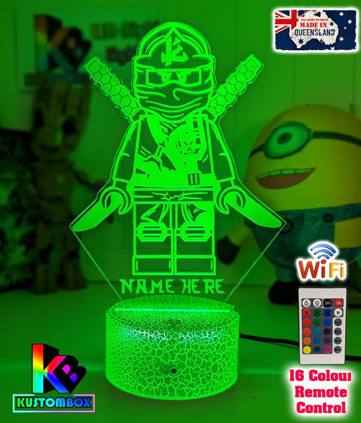 Lloyd Garmadon Ninjago Personalised Name 3D Led Night Light - KustomboxNight Lights & Ambient LightingKustomboxStandard Size
