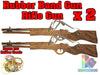 Long Barrel Wooden Rifle Gun - Rubber Band Launcher Timber x 2 pc - KustomboxToys & GamesKustomboxLong Barrel Rifle x 1 pc