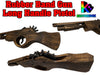 Long Handled Pistol Gun Rubber Band Timber Launcher Wood x 2 - KustomboxToys & GamesKustomboxLong Handle Pistol x 2