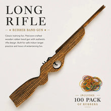 Long Rifle Wooden Rubber Band Toy Classic Timber Toy Gun - KustomboxToys & GamesKustombox1 x Long Rifle