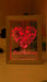 Love Heart Flowers Personalised Name Timber Frame USB 3D LED Night Light Lamp - KustomboxNight Lights & Ambient LightingKustomboxTimber Frame Light - $34.99