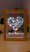 Love Heart Flowers Personalised Name Timber Frame USB 3D LED Night Light Lamp - KustomboxNight Lights & Ambient LightingKustomboxTimber Frame Light - $34.99