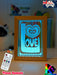 Love Heart Mandala Personalised Name Timber Picture Frame USB 3D LED Night Light Lamp - KustomboxNight Lights & Ambient LightingKustomboxTimber Frame Light