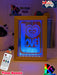 Love Heart Mandala Personalised Name Timber Picture Frame USB 3D LED Night Light Lamp - KustomboxNight Lights & Ambient LightingKustomboxTimber Frame Light