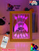 Love Heart Wings Personalised Name Timber Frame base USB 3D LED Night Light + Remote - KustomboxNight Lights & Ambient LightingKustomboxTimber Frame Light