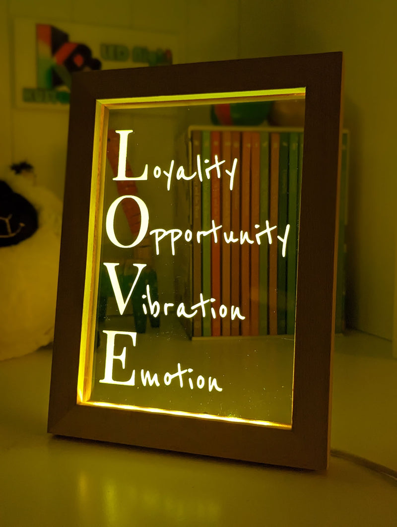 Love Loyality Opportunity Vibration Emotion 3D LED Night Light