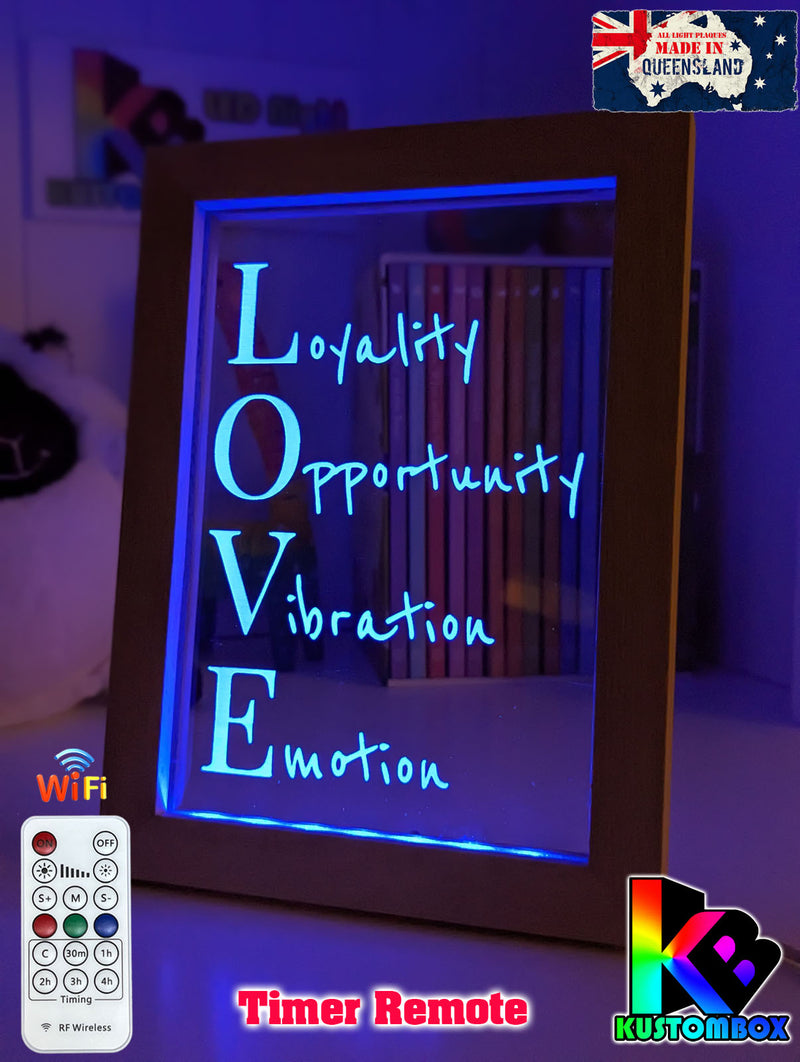 Love Loyality Opportunity Vibration Emotion 3D LED Night Light