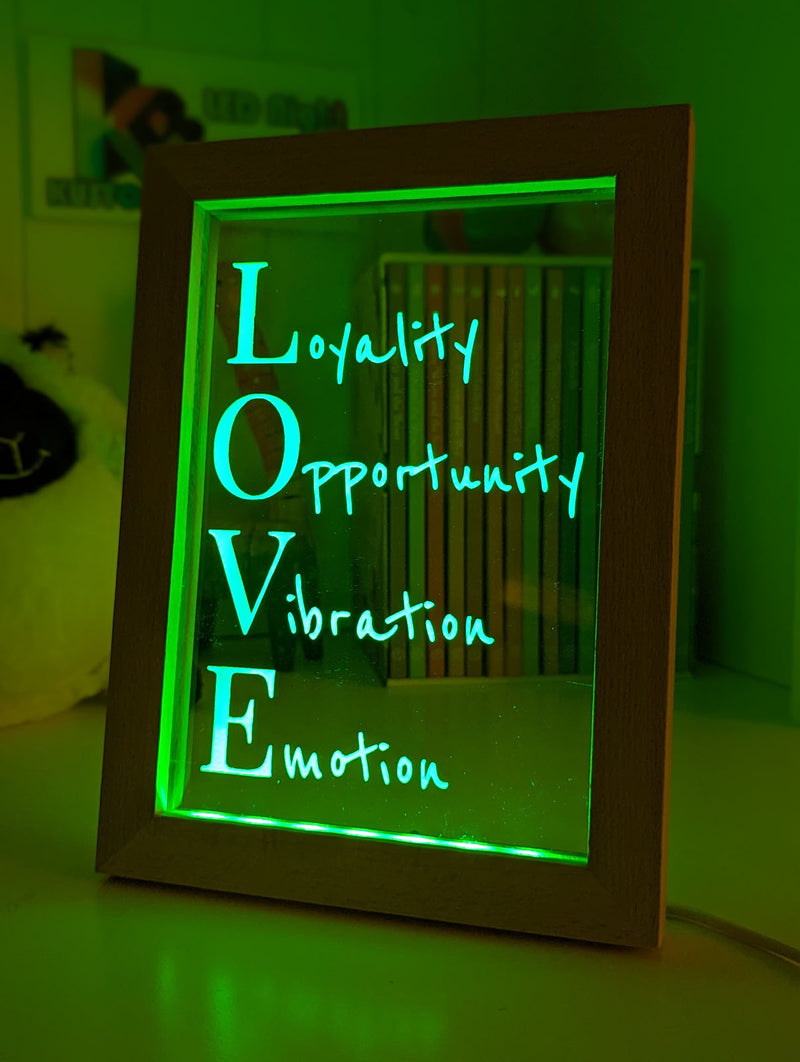 Love Loyality Opportunity Vibration Emotion 3D LED Night Light
