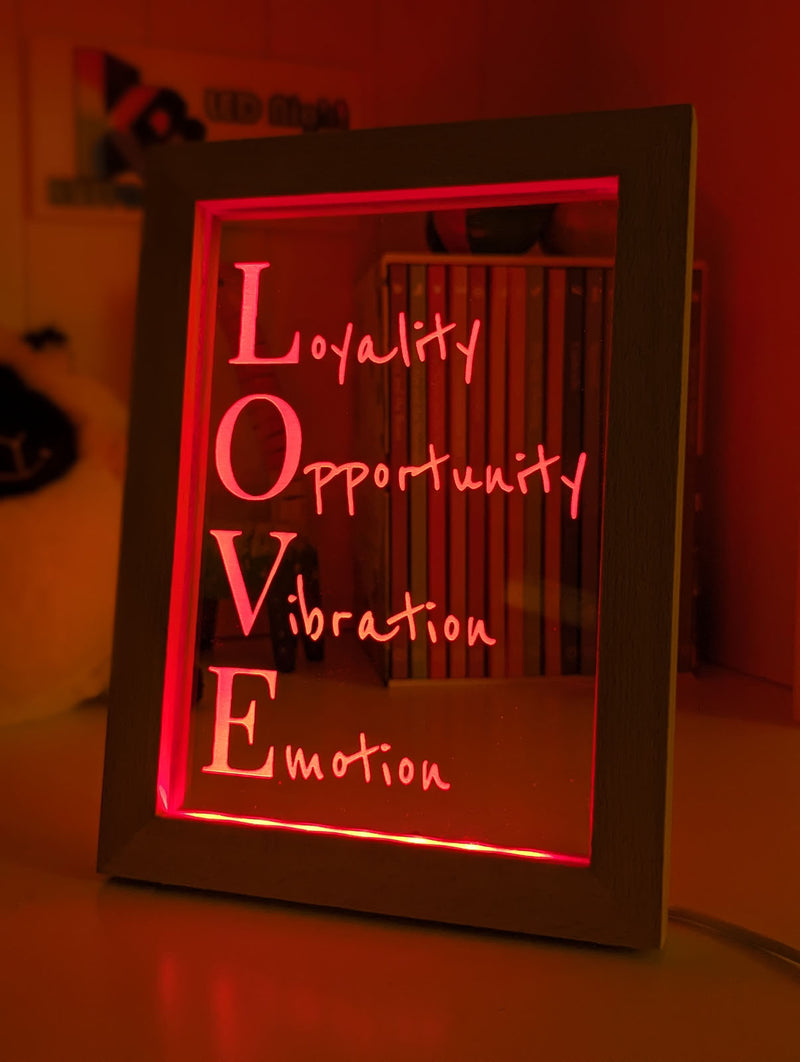 Love Loyality Opportunity Vibration Emotion 3D LED Night Light