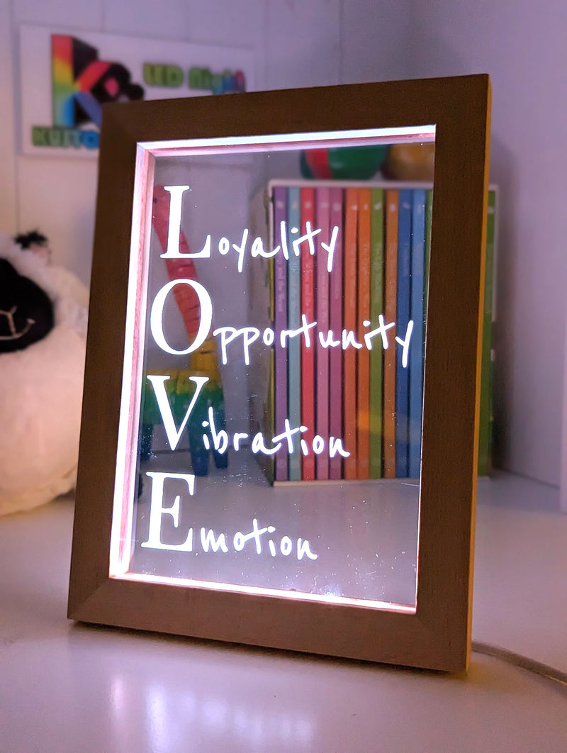Love Loyality Opportunity Vibration Emotion 3D LED Night Light