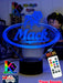 Mack Truck Bulldog Logo Personalised 3d Led Night Light Lamp - KustomboxNight Lights & Ambient LightingKustomboxStandard Size
