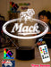 Mack Truck Bulldog Logo Personalised 3d Led Night Light Lamp - KustomboxNight Lights & Ambient LightingKustomboxStandard Size